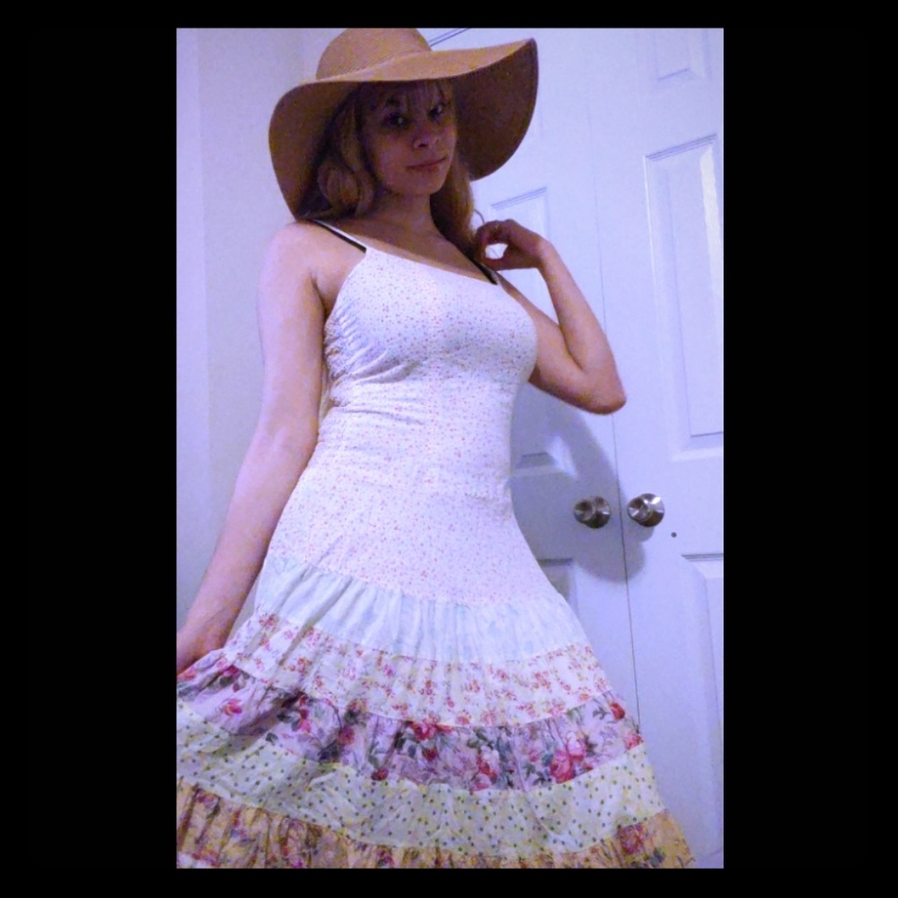 LUNA LUZ summer prairie dress size s